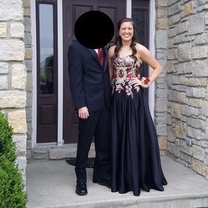 Black prom/formal dress size 5/6